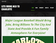 Tablet Screenshot of charlottebats.com